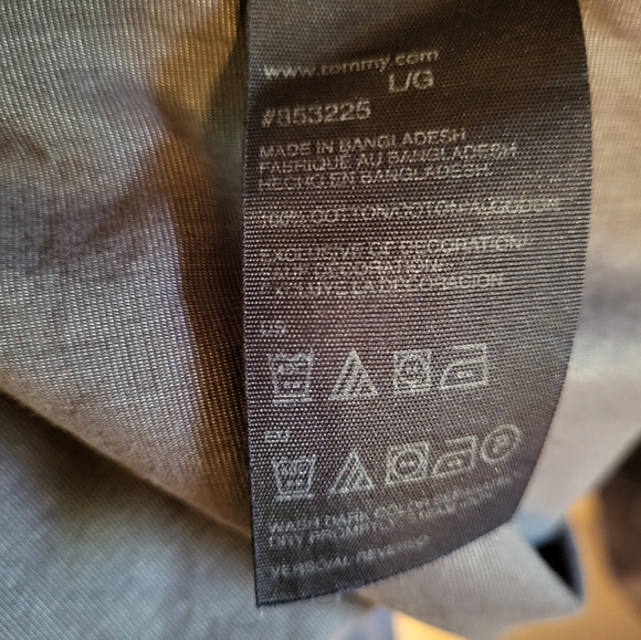 Tommy Hilfiger. Long sleeve button down shirt. Grey. L - Picture 5 of 6